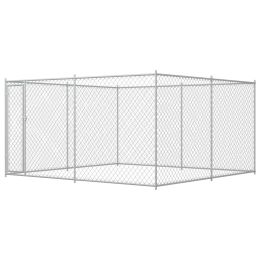 vidaXL Outdoor Dog Kennel 150.8" x 150.8" x 72.8"