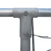 vidaXL Outdoor Dog Kennel Galvanized Steel 13.1'x13.1'x3.3'