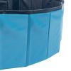 Foldable Dog Pet Bath Pool;  63" Diameter Large Collapsible Wading Pool Pits Ball Pool Portable Bathing Swimming Tub for Dogs Cats Indoor & Outdoor Us