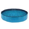 Foldable Dog Pet Bath Pool;  63" Diameter Large Collapsible Wading Pool Pits Ball Pool Portable Bathing Swimming Tub for Dogs Cats Indoor & Outdoor Us